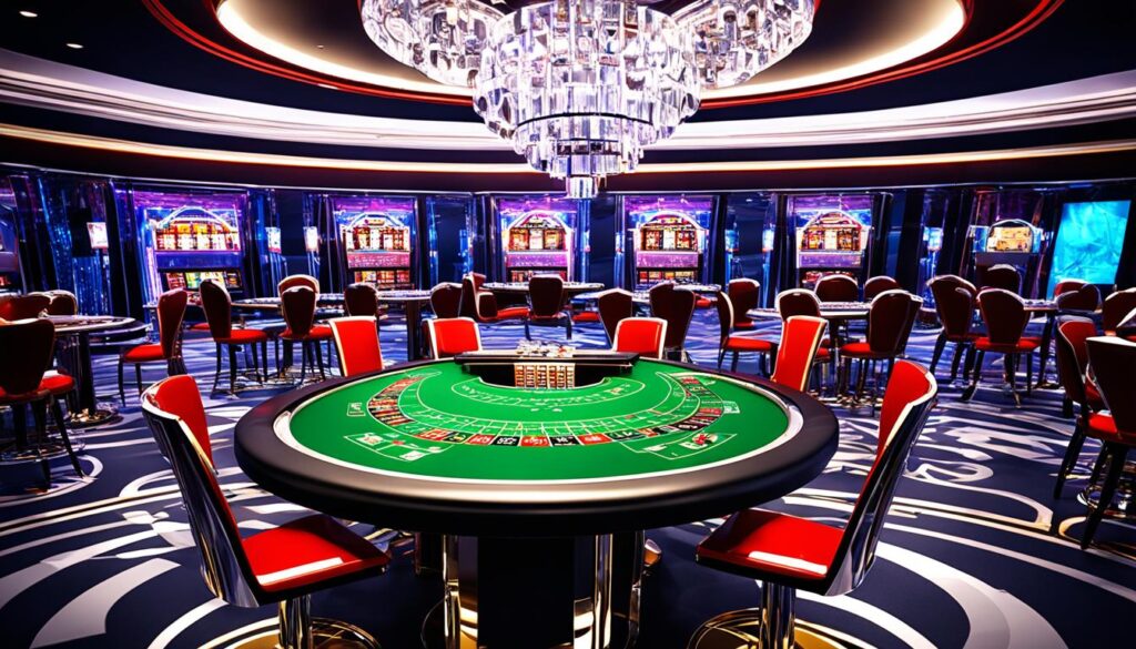 Realistic baccarat gameplay